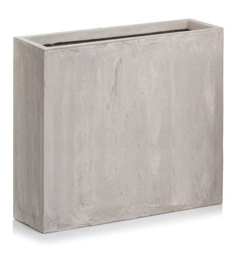  Donica z włókna ceramicznego , Ecolite, 88.040.92, kolor szary