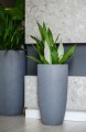  Donica z włókna ceramicznego , Ecolite, 88.066. 62, kolor szary ciemny - 5