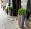  Donica z ceramiki szkliwionej , Ogrodowe szkliwione, 28.037.50, kolor antracytowy - 2