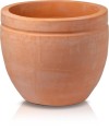  Donica z ceramiki nieszkliwionej , Tuscan, 75.201.49, kolor pomarańczowy (terakota) - 1