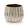  Osłonka doniczkowa z ceramiki szkliwionej  16cm-13h , Moon, 05.295.16, kolor złoty - 1