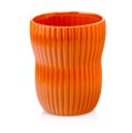  Osłonka doniczkowa z ceramiki szkliwionej  13cm-16h , Barcelona, 05.311.13, kolor musztardowy ciemny - 1