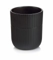  Osłonka doniczkowa z ceramiki szkliwionej  13cm-15h , Barcelona, 03.114.13, kolor czarny - 1