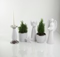  Figurka z ceramiki szkliwionej , Christmas, 02.684.11, kolor biały - 4
