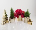  Figurka z ceramiki szkliwionej , Christmas, 02.687.18, kolor złoty (lustrzany) - 2
