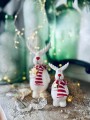  Figurka z ceramiki szkliwionej , Christmas, 38.032.14, kolor biały - 2