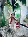  Figurka z ceramiki szkliwionej , Christmas, 38.032.17, kolor biały - 3