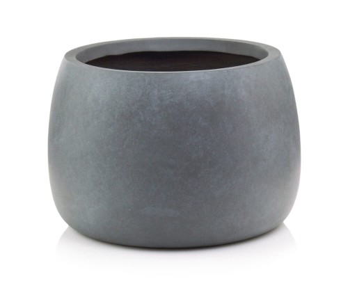  Donica z włókna ceramicznego , Ecolite, 88.070.33, kolor szary ciemny