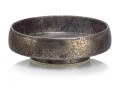  Osłonka doniczkowa z ceramiki szkliwionej  13cm-13h , Vintage, 07.147.22, kolor granitowy - 1