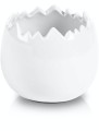  Osłonka doniczkowa z ceramiki szkliwionej , Easter, 02.484.11, kolor biały - 1