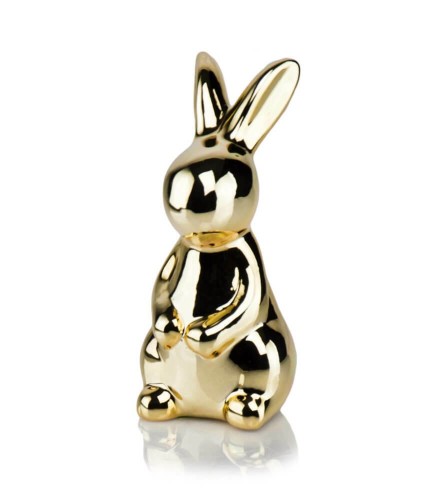 Figurka ceramiczna, Easter, 02.764.12, kolor złoty (lustrzany)