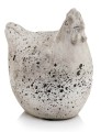   Pollo de Pascua   dekoracja ceramiczna  12x15cm - 18h , Dekoracje, 06.075.15, kolor szary z grafitowymi nakropieniami - 1