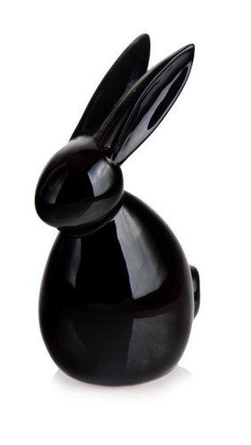  Figurka ceramiczna 12x9cm-19h , Easter, 02.725.19, kolor czarny