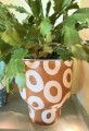   Jalisco naranja   osłonka doniczkowa  , Domowe ogrody, 919.072.17, kolor ceglasty pomarańcz z beżem - 4