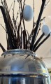   Tauro   wazon ceramiczny  , Domowe ogrody, 920.030.30, kolor srebrny - 5