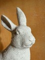   Conejo de Pascua  cuarto   dekoracja ceramiczna  21x15cm - 36h , Dekoracje, 920.017.36, kolor szary - 4