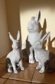   Conejo de Pascua  cuarto   dekoracja ceramiczna  21x15cm - 36h , Dekoracje, 920.017.36, kolor szary - 5