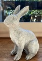   Conejo de Pascua uno   dekoracja ceramiczna  16x9cm - 22h , Dekoracje, 920.035.22, kolor szary - 7