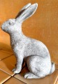   Conejo de Pascua uno   dekoracja ceramiczna  18x11cm - 27h , Dekoracje, 920.035.27, kolor szary - 3