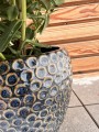  Vuelta cobalto   osłonka doniczkowa  , Domowe ogrody, 929.008.15, kolor kobalt z brązem - 6