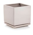  Donica z ceramiki szkliwionej , Barcelona, 05.366.12, kolor szary - 1