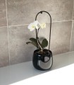  Osłonka doniczkowa ceramiczna 15cm-13h , Piano, 08.102.15, kolor czarny - 3