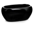  Osłonka doniczkowa ceramiczna 27x17cm-13h , Piano, 31.023.27, kolor czarny - 1