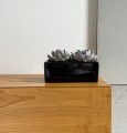  Osłonka doniczkowa ceramiczna 25x13cm-10h , Piano, 31.025.25, kolor czarny - 2