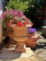  Donica ceramiczna 40cm-50h , Tuscan, 75.203.50, kolor pomarańczowy (terakota) - 2