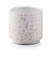  Donica ceramiczna 14cm-13h , Barcelona, 05.257.14, kolor biały - 1