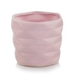  Donica ceramiczna 15cm-13h , Barcelona, 39.051.15, kolor róż pudrowy - 1