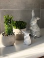  Figurka z betonu dekoracyjnego 18cm-36h , Figurki, 38.014.36, kolor szary - 2