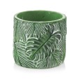  Donica ceramiczna 14cm-13h , Rustic, 05.209.14, kolor zielony - 1