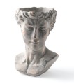  Donica ceramiczna 17x16cm-24h , Rustic, 46.015.17, kolor brązowy - 1