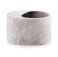  Donica z ceramiki nieszkliwionej 24x17cm-14h , Rustic, 48.016.23, kolor szary - 1
