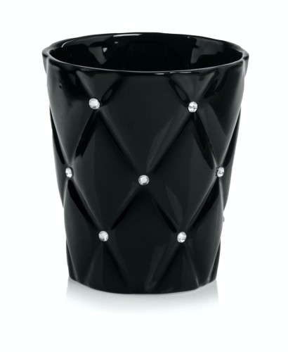 Donica ceramiczna 14cm-15h , Moon, 02.693.14, kolor czarny