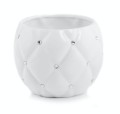  Donica ceramiczna 16cm-13h , Moon, 02.694.16, kolor biały - 1