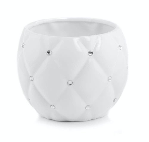  Donica ceramiczna 16cm-13h , Moon, 02.694.16, kolor biały