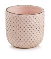  Donica ceramiczna 14cm-13h , Vintage, 05.278.14, kolor jasny różowy - 1