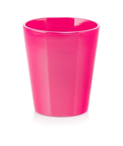  Donica ceramiczna 13cm-15h , Basic, 71.020.13, kolor różowy