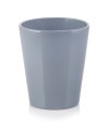  Donica ceramiczna 13cm-15h , Basic, 71.052.13, kolor szary - 1