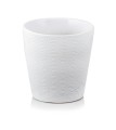  Donica ceramiczna 13cm-14h , Basic, 43.024.13, kolor biały - 1