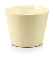  Donica ceramiczna 12cm-10h , Basic, 71.007.13, kolor kremowy - 1