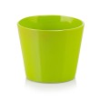  Donica ceramiczna 12cm-10h , Basic, 71.042.13, kolor zielony - 1