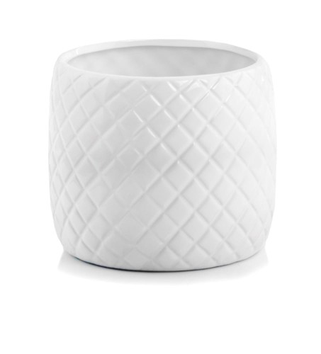  Donica ceramiczna 15cm-12h , Barcelona, 05.172.15, kolor biały