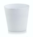  Donica ceramiczna 14cm-13h , Christmas, 71.062.14, kolor biały, srebrny  - 1