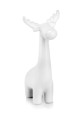 Figurka w kształcie renifera 8x4cm-15cm , Christmas, 02.542.16, kolor biały - 1