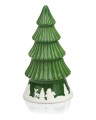  Figurka z ceramiki szkliwionej , Christmas, 38.034.16, kolor srebrny (lustrzany) - 1