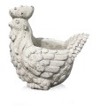   Galena    figurka dekoracyjna  , Dekoracje, 940.050.17, kolor biel z szarymi przetarciami - 2