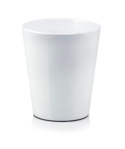  Donica ceramiczna 13cm-15h , Basic, 71.015.13, kolor biały
